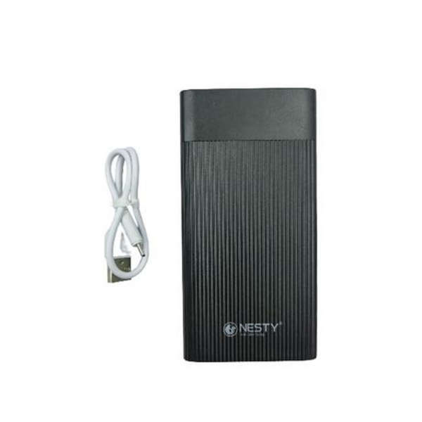 Nesty 10000mAh LCD Display Powerbank - Black - GRPB-P3