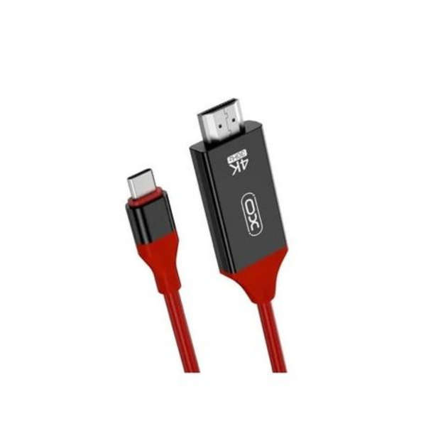 XO Type-C to HDMI 4K Connector Cable  Red - GB005