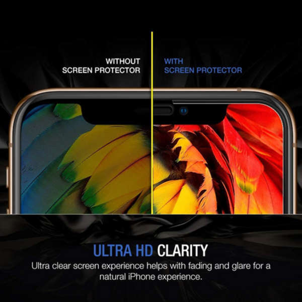 9D Tempered Glass - iPhone XS 5.8" - Screen Protector - Black