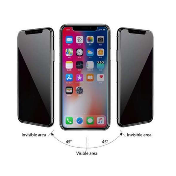 MXM - iPhone X Anti Spy Privacy Tempered Glass Screen Protector