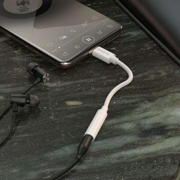Borofone USB Type-C to 3.5mm Digital Aux/Audio Converter - 11.5cm - BV13