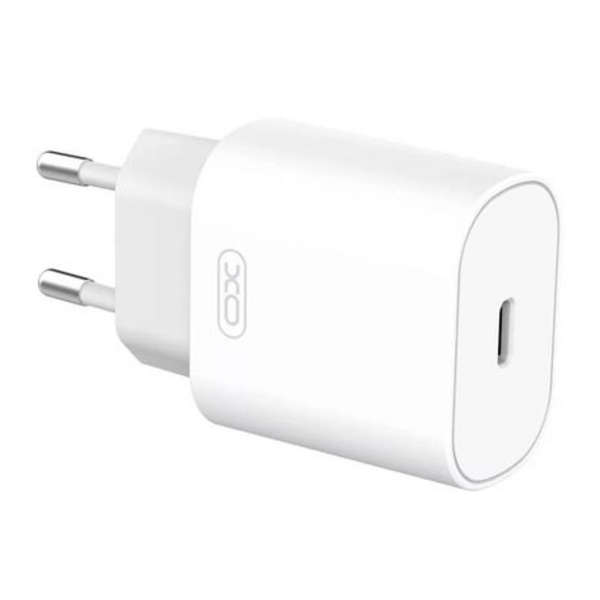 XO 25W EU Type-C Fast Charging Adapter and USB Type-C To Type-C Cable - XO-L91