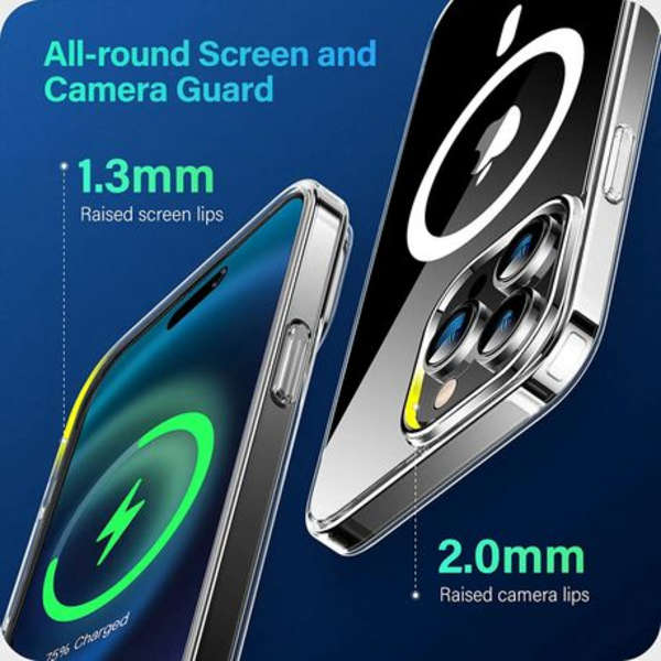 MXM MagSafe Magnetic Wireless Charge Clear Case For iPhone 13 Pro