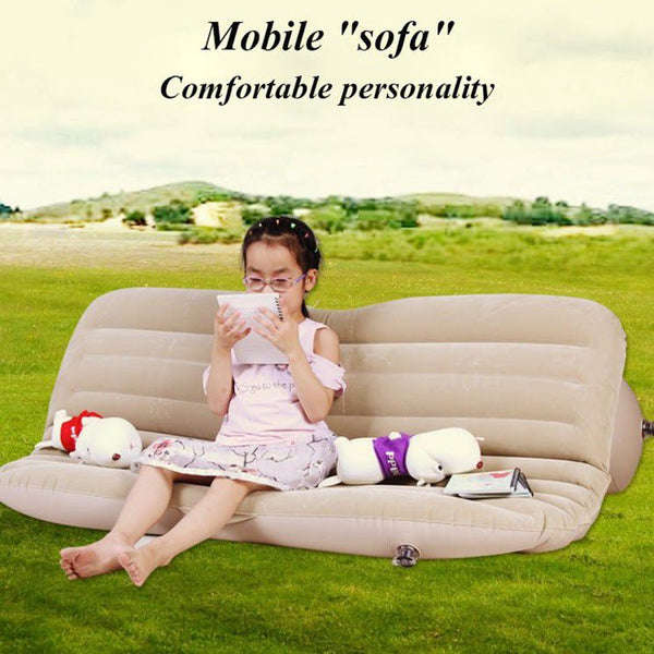Versatile Car Travel Mattress With 2 Pillows Includes Pump