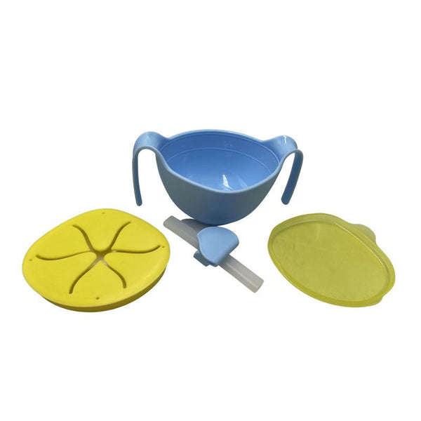 3 In 1 Baby Bowl With Lid And Straw