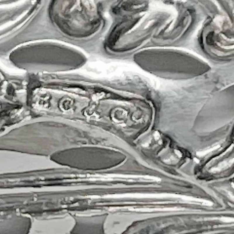 Hallmarked  Silver Heart Shaped Bon Bons 1899