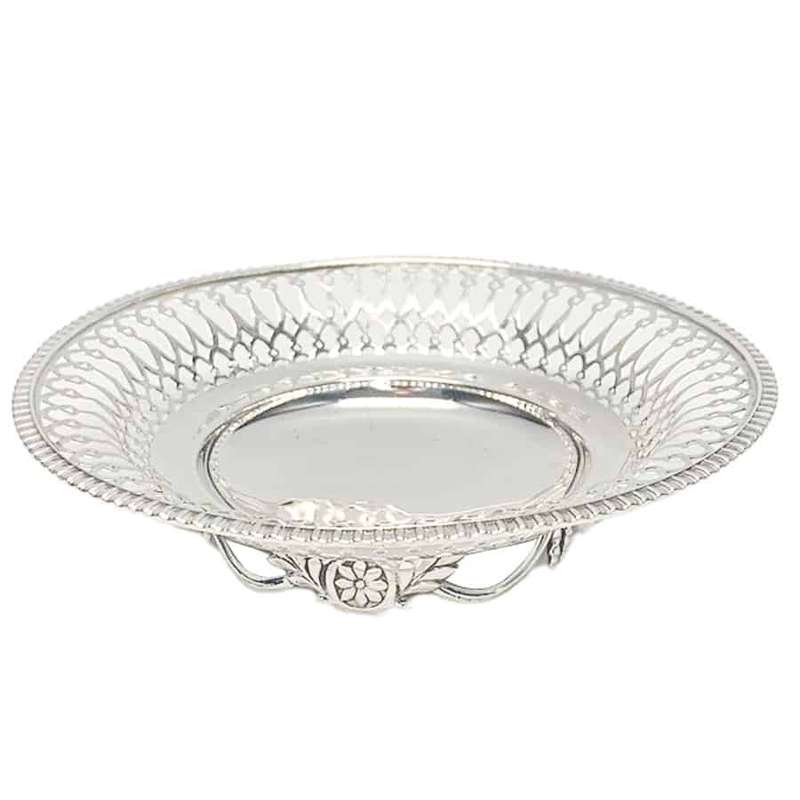 Hallmarked Silver Pierced Bowl London 1915