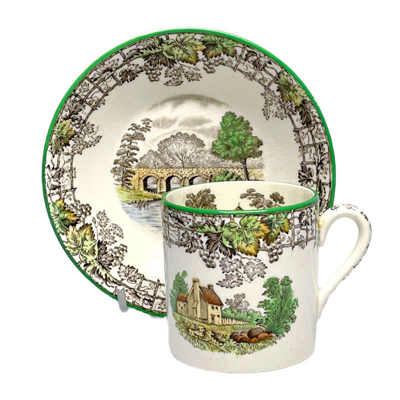 Copeland Spode Byron Demitasse Duo