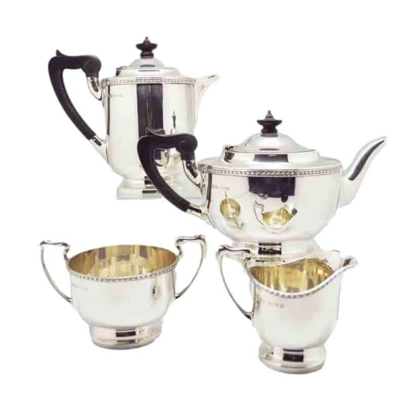 George the Fifth Hallmarked Silver Tea Service