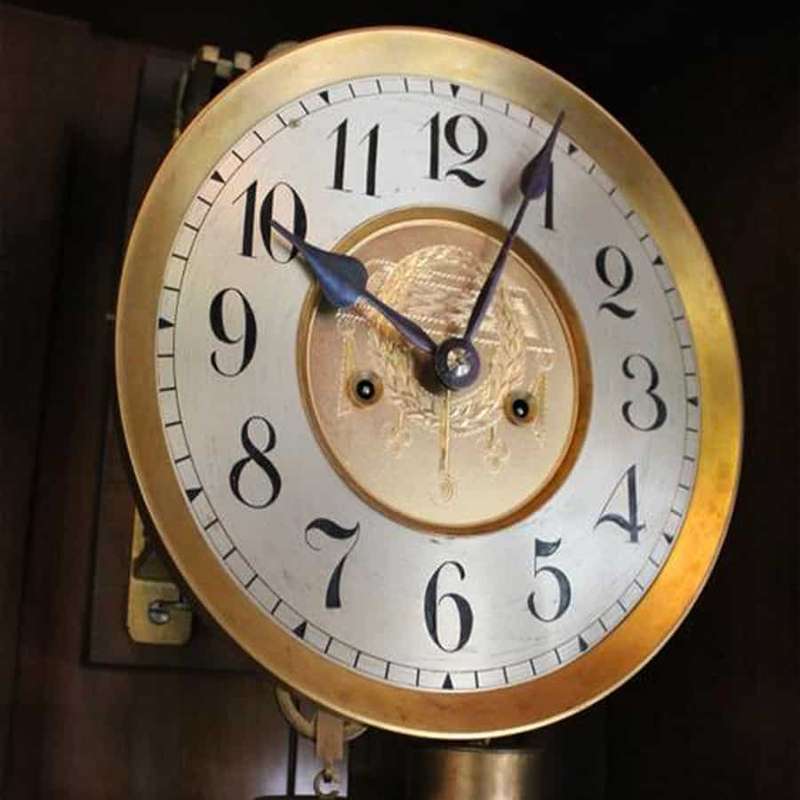 Arts and Crafts Walnut Longcase Clock