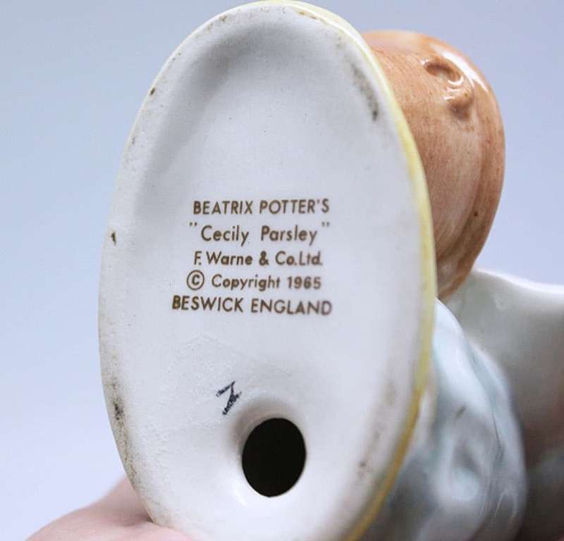 Beswick Beatrix Potter Cecily Parsley Figurine