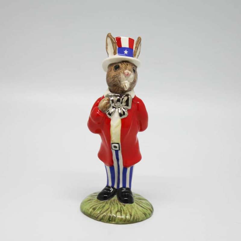 Bunnykins Uncle Sam Bunnykins Figurine