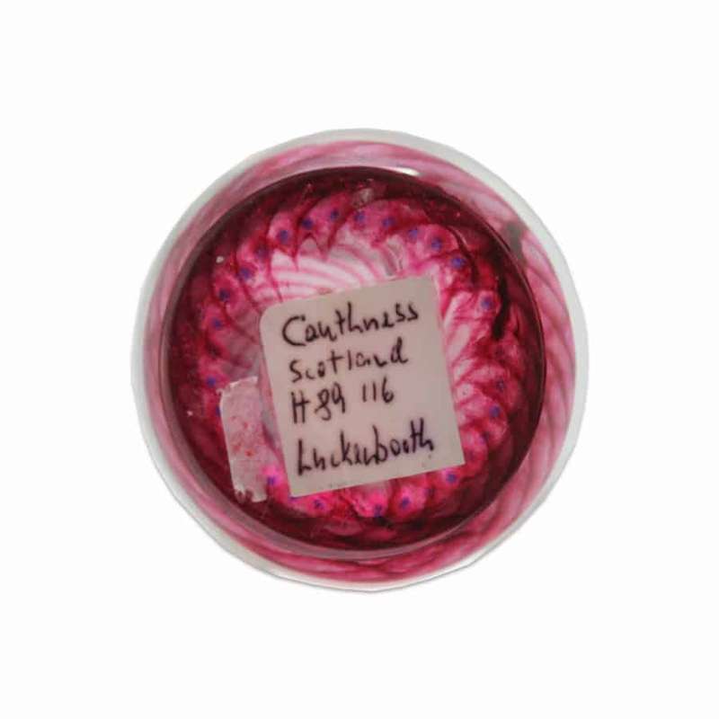 Caithness Luckenbooth Glass Millefiori Paper Weight