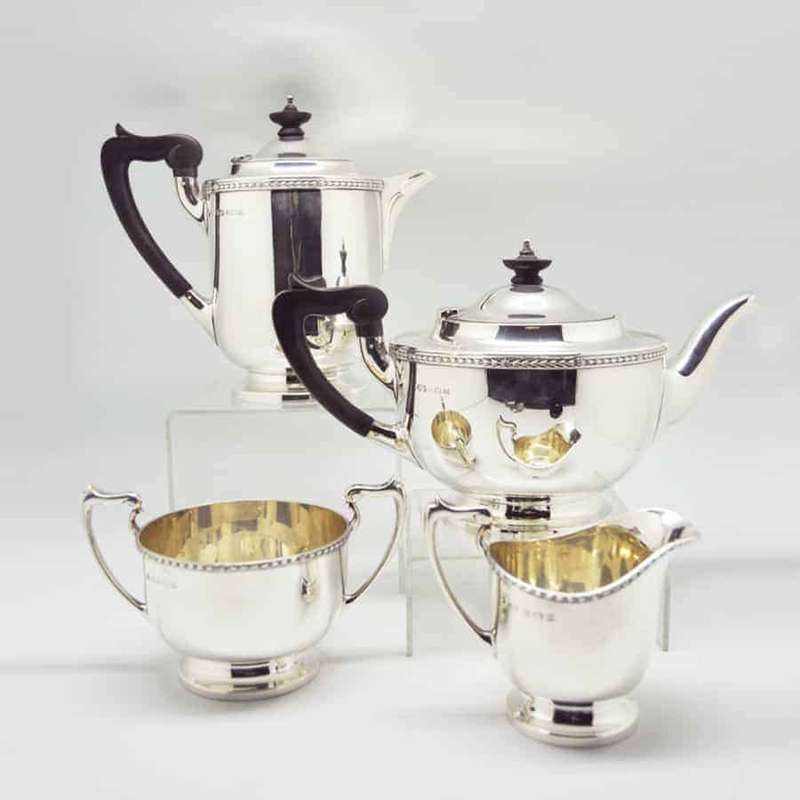 George the Fifth Hallmarked Silver Tea Service