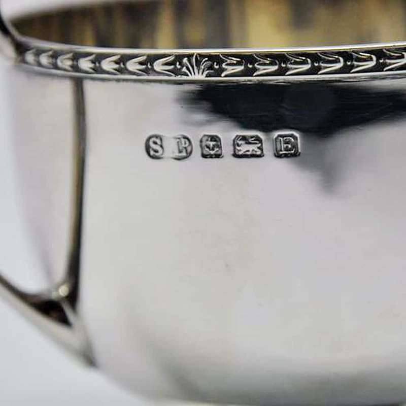 Hallmarked George the 5th Four Piece Tea Set Birmingham 1928