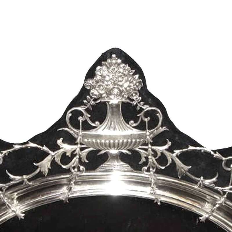 Hallmarked Silver Dressing Table Mirror London 1908 by William Comyns