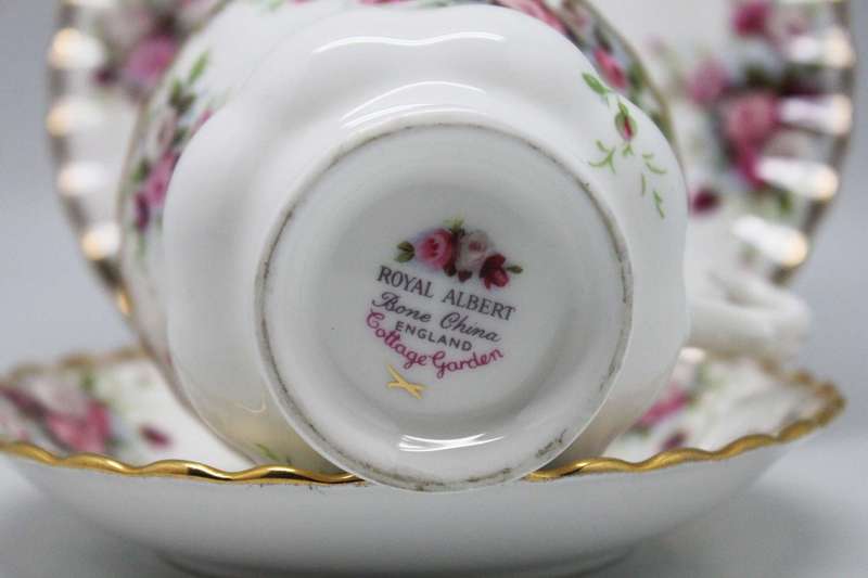Royal Albert Cottage Garden Pattern Tea Trio