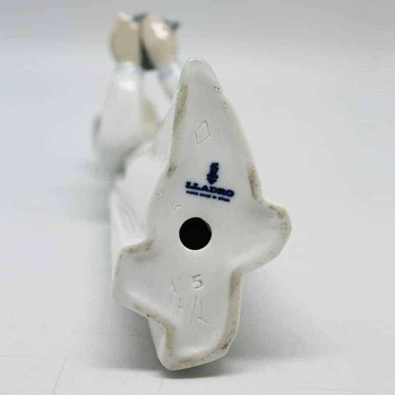 Lladro Girl with Chamberstick Figurine