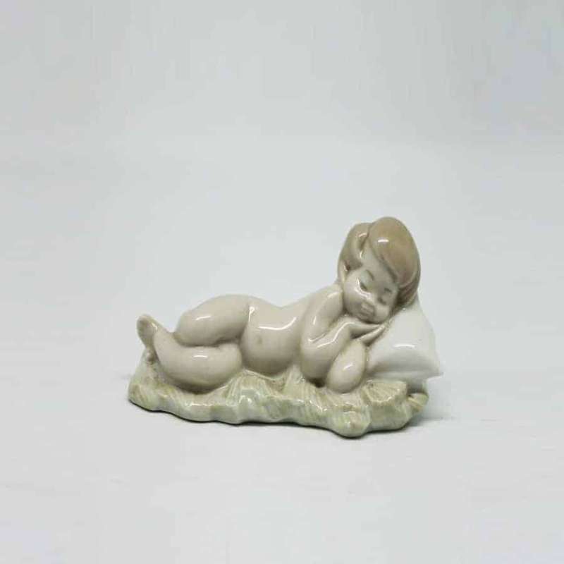 Lladro Small Nativity Sleeping Baby Jesus Figurine