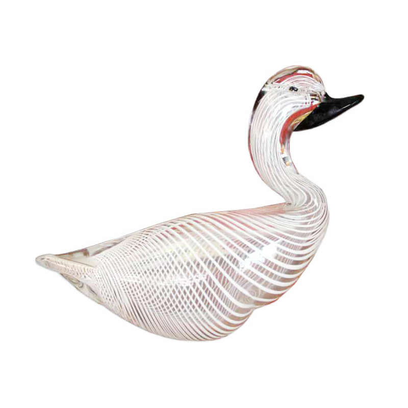 Medium-Sized Murano Glass Duck