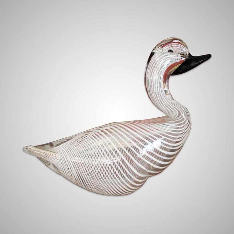 Medium-Sized Murano Glass Duck