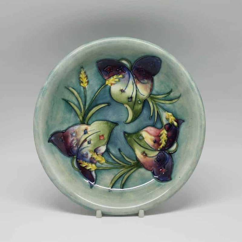 Moorcroft Arum Lilly Pattern Plate