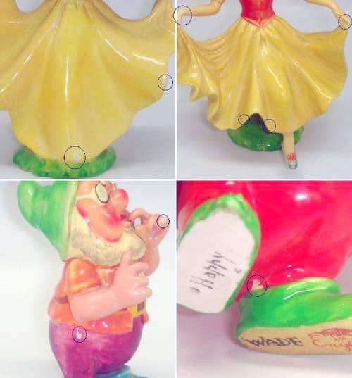 Rare Wade Snow White And The Seven Dwarfs Figurines