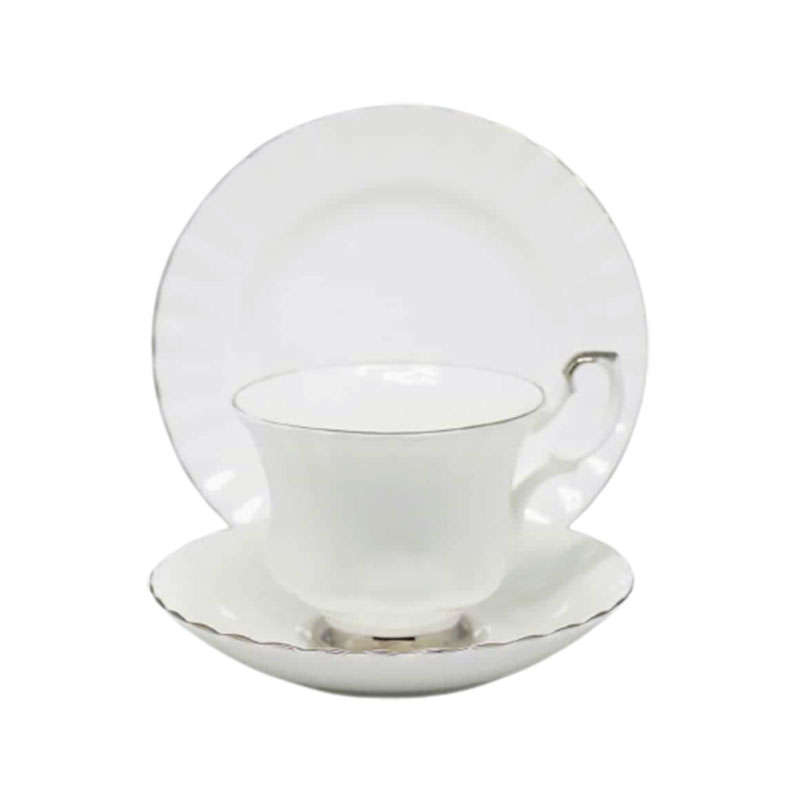 Royal Albert Chantilly Pattern Tea Trio
