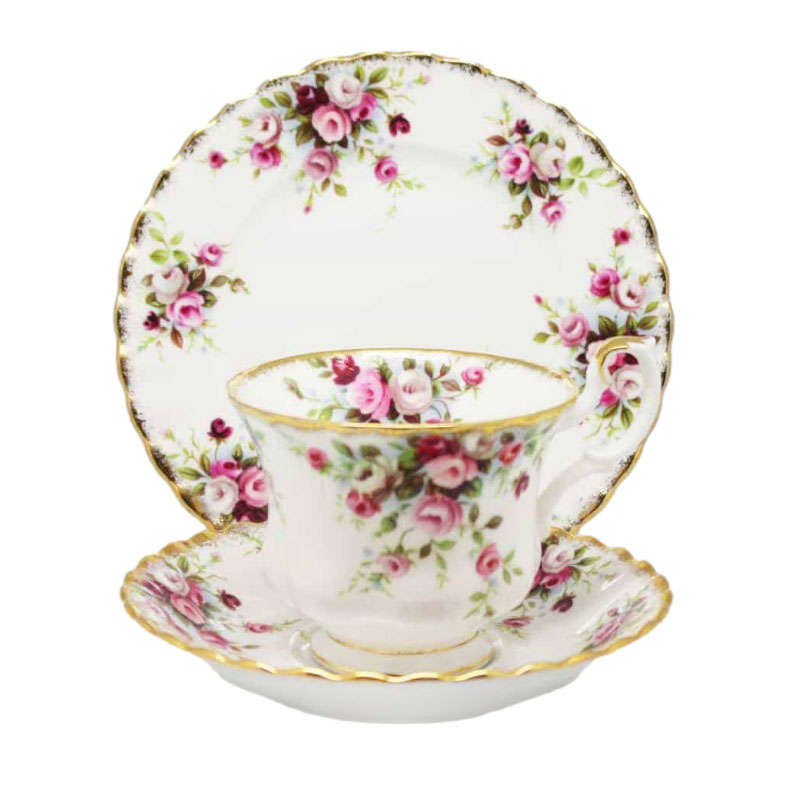 Royal Albert Cottage Garden Pattern Trio