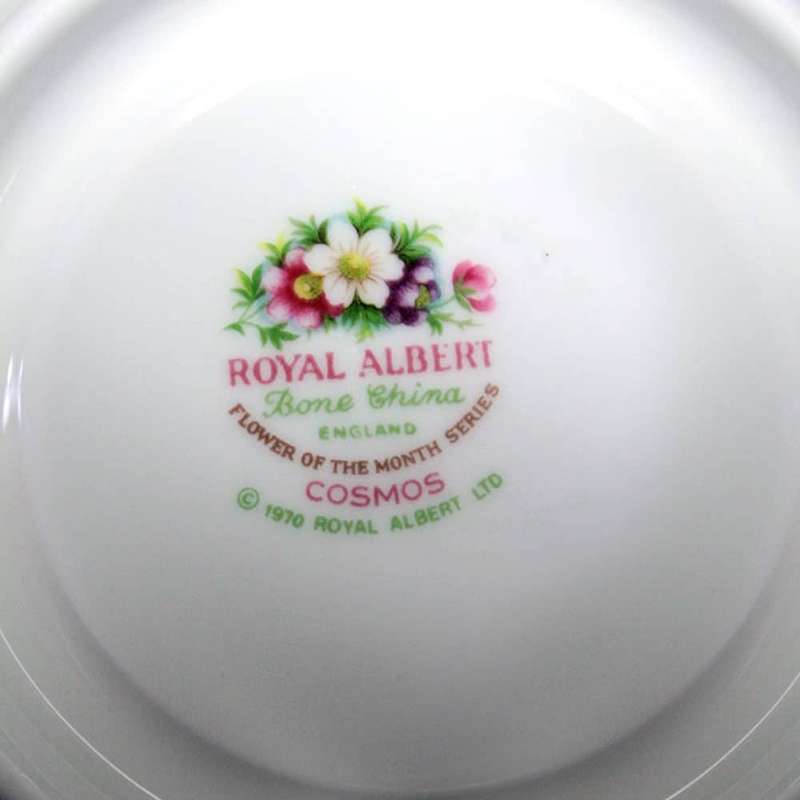 Royal Albert Flower Of The Month October Cosmos Pattern Trio