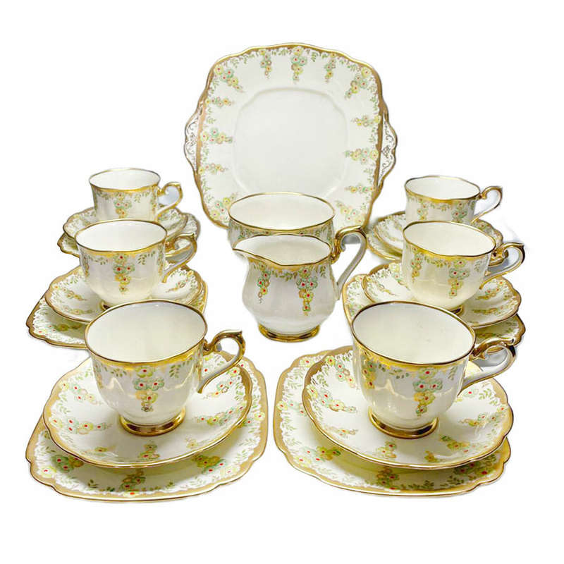 Royal Albert Snow Showers Pattern Tea Set