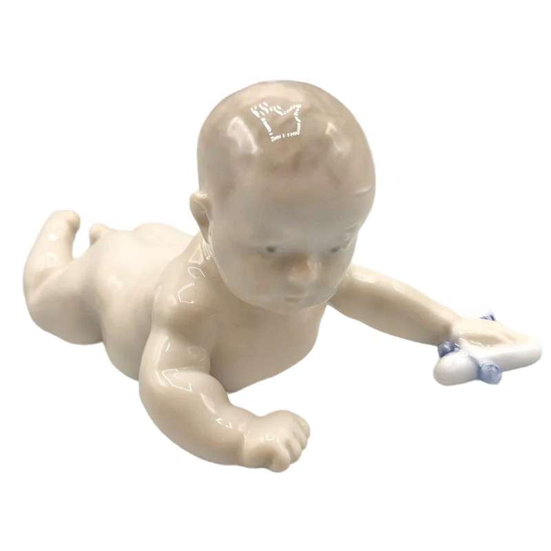 Royal Copenhagen Crawling Baby Small Figurine