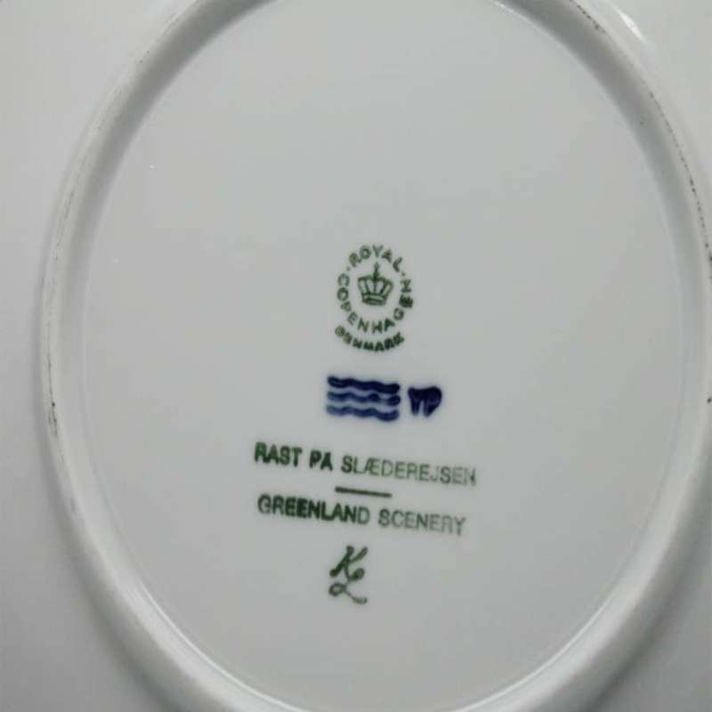 Royal Copenhagen Greenland Scenery Christmas Plate 1978