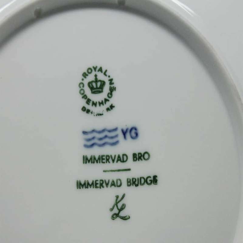 Royal Copenhagen Immervad Bridge Christmas Plate 1977