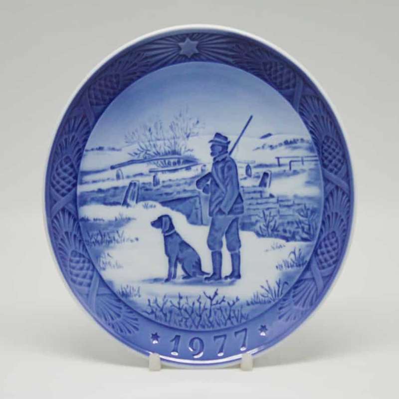 Royal Copenhagen Immervad Bridge Christmas Plate 1977