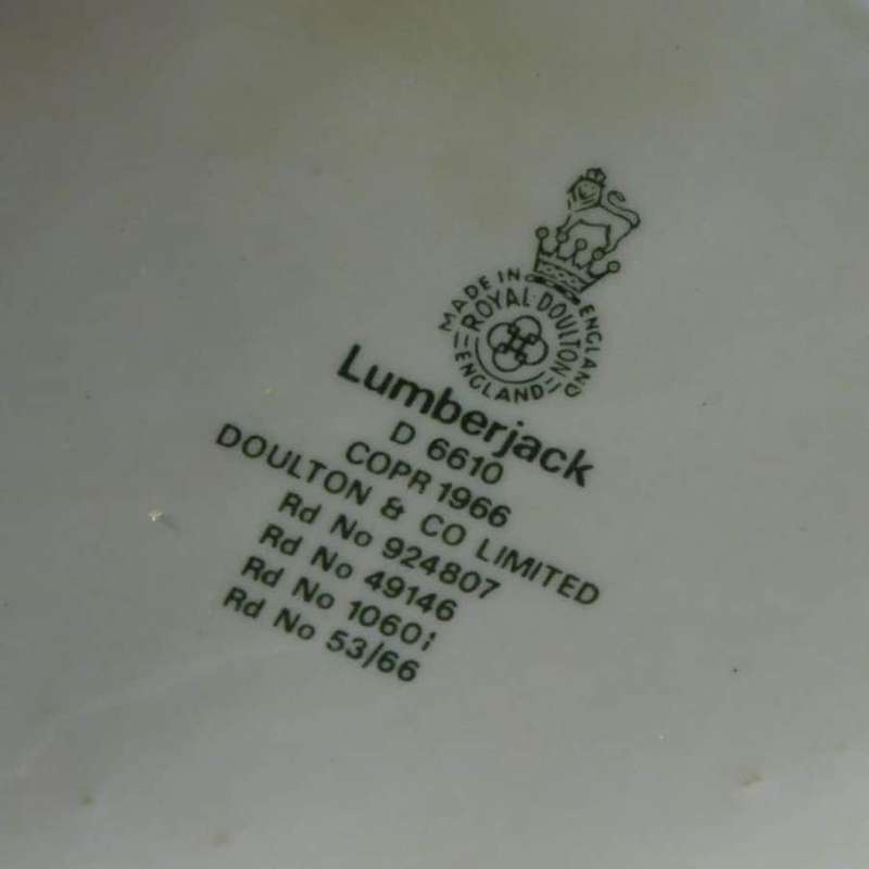 Royal Doulton Lumberjack Large Character Jug
