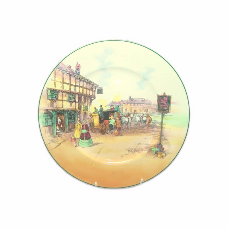 Royal Doulton Old English Coaching Scene Plate D6393