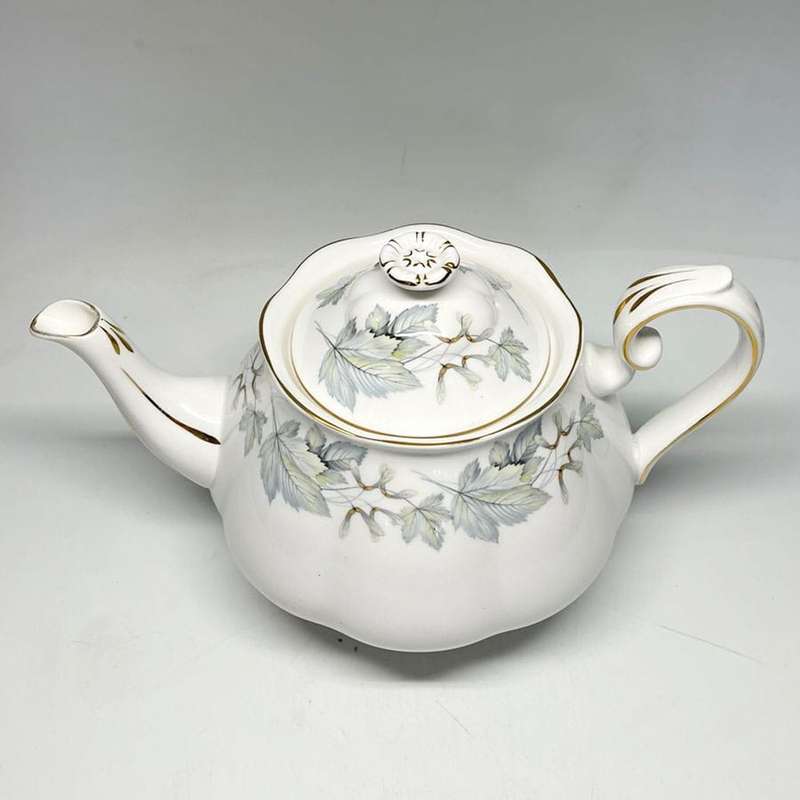 Royal Albert Silver Maple Tea Pot