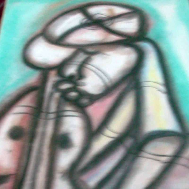 Sipho Mwemwe Abstract Mixed Media