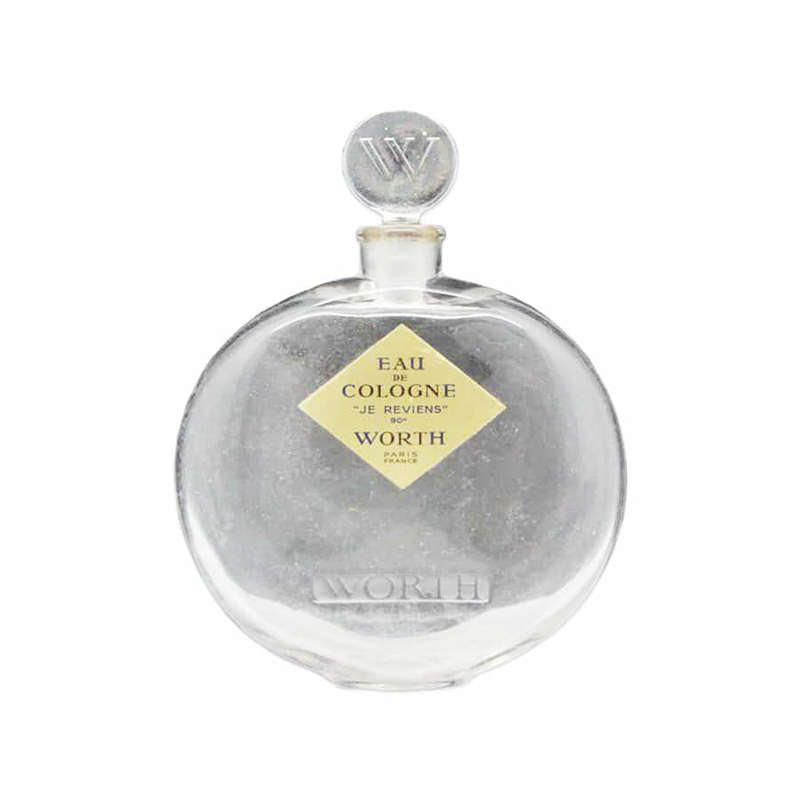 Small Lalique JE Reviens Worth Perfume Bottle