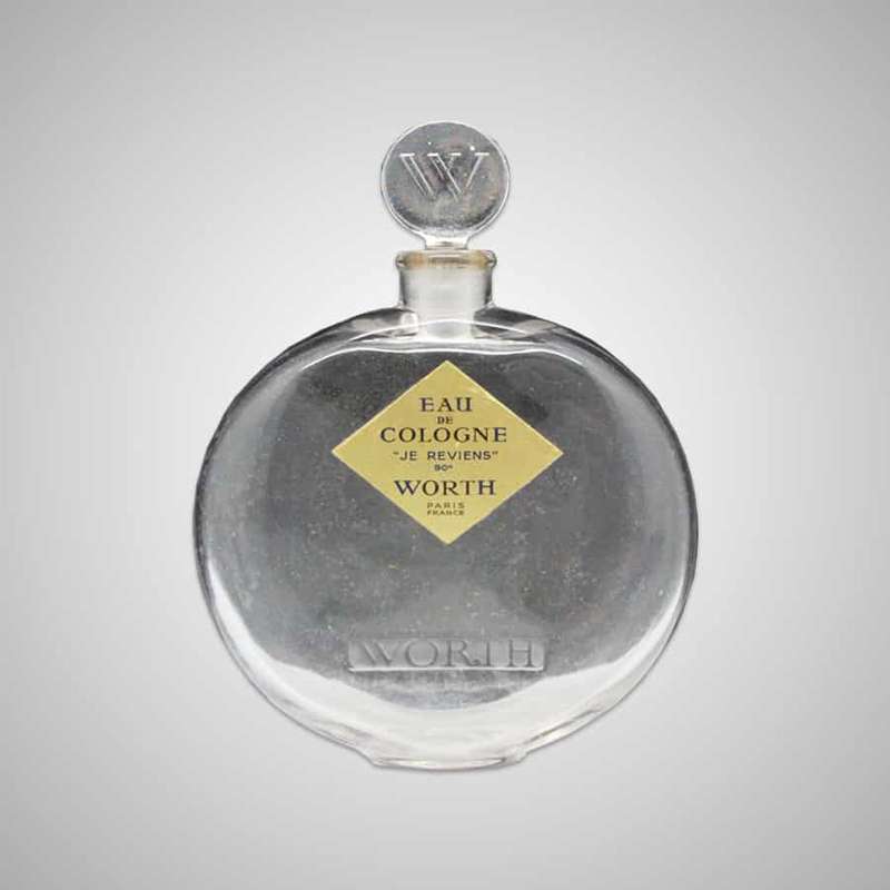 Small Lalique JE Reviens Worth Perfume Bottle