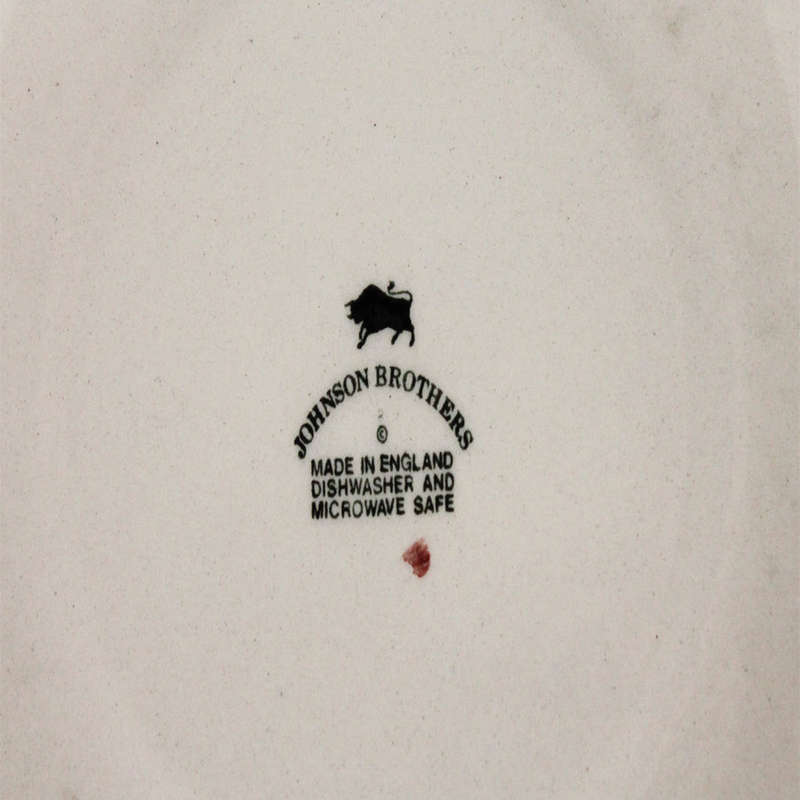 Johnson Brothers Hearts and Flowers Pattern Entree Plate