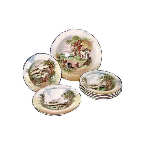 Royal Doulton Rustic England Dessert Set