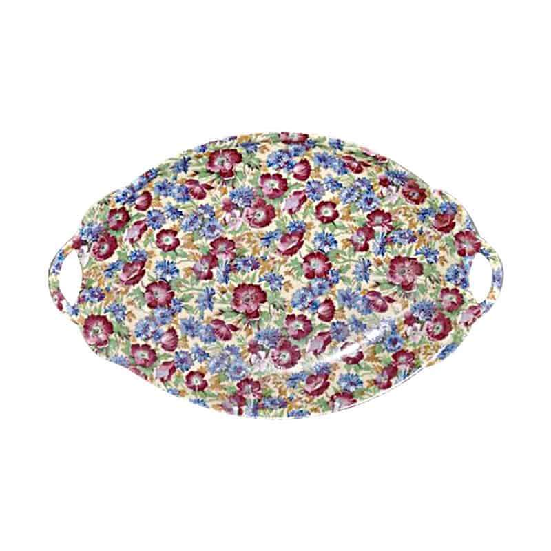 Royal Winton Tray Royalty Design Pierced Handles