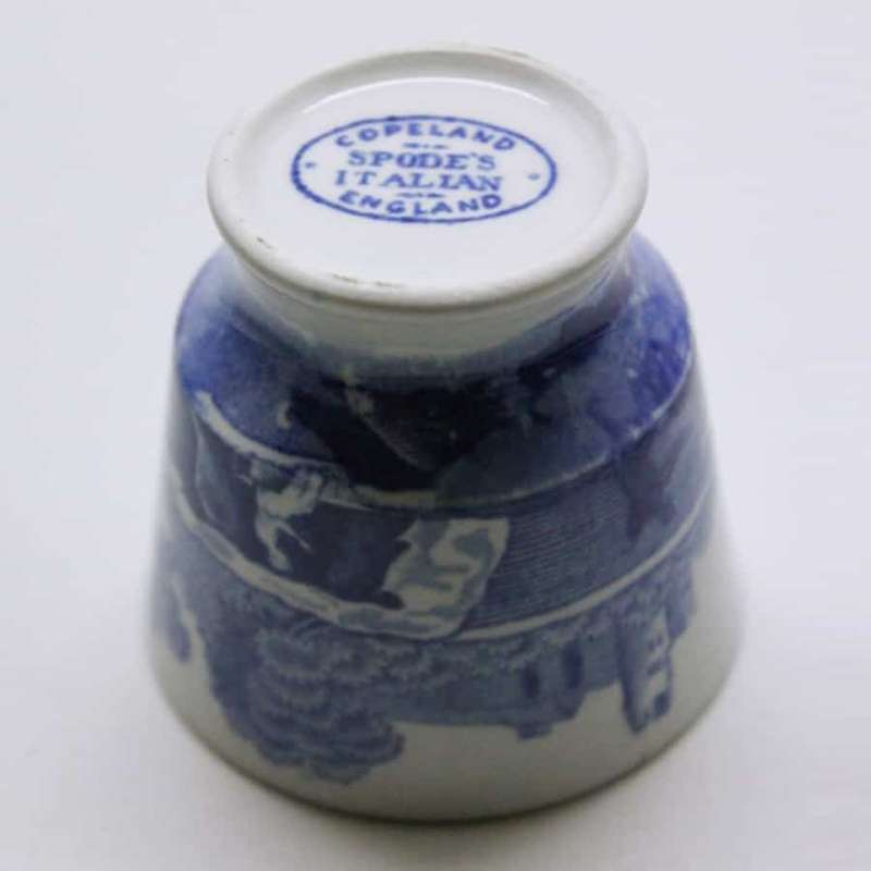 Copeland Spode Blue Italian Pattern Egg Cup Blue Mark