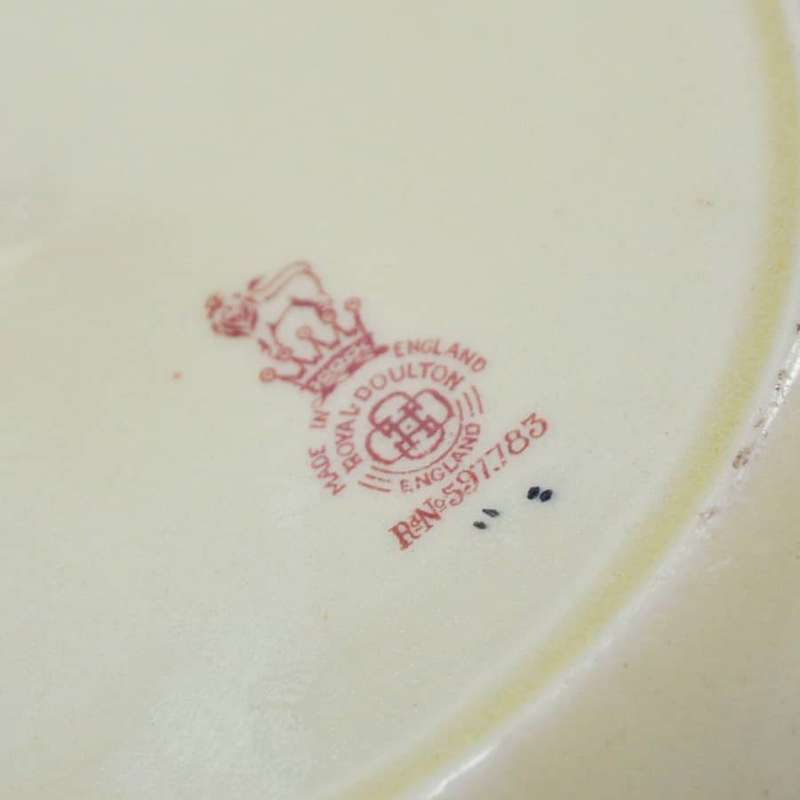 Royal Doulton Pansy Sandwich Plate D4049