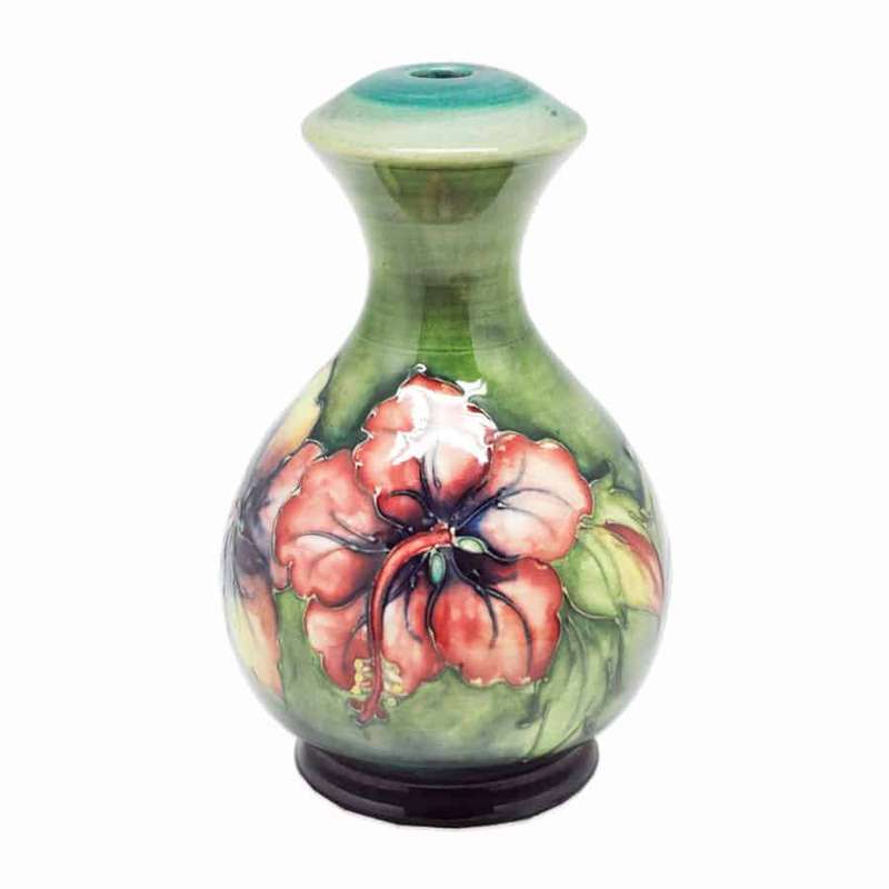 Moorcroft Hibiscus Pattern Lamp