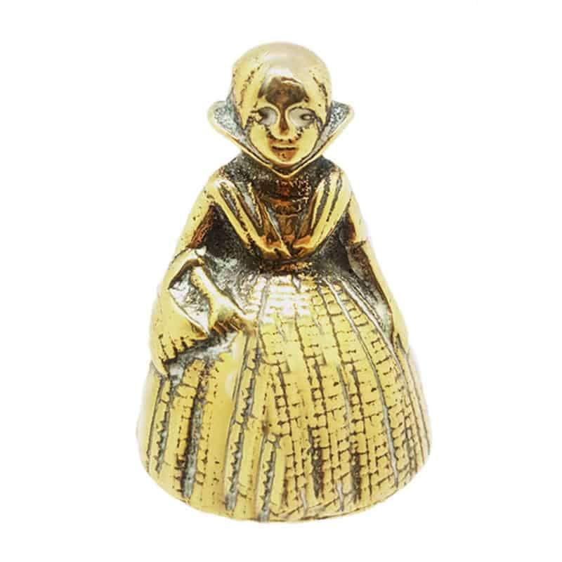 Brass Table Bell Lady