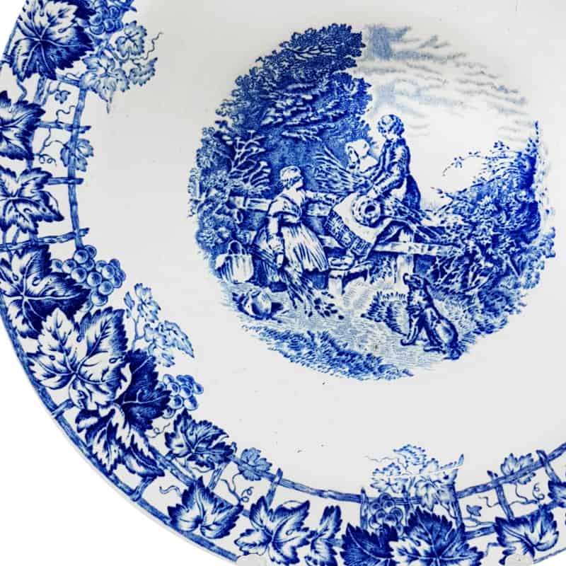 Copeland Spode Blue Byron Pudding Bowl