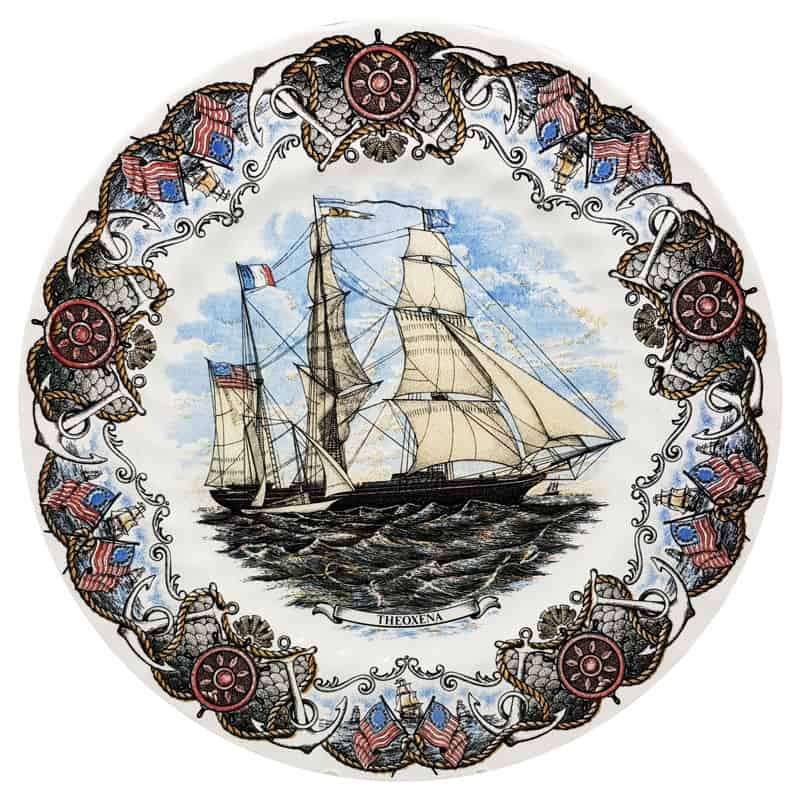 Currier and Ives Theoxena Plate by Churchill